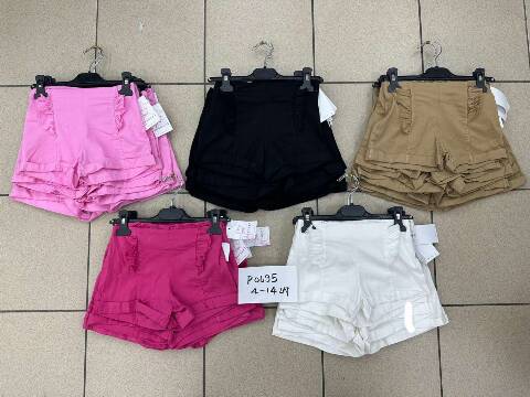 Szorty dziewczęce 9575 1 kolor 4-14 1