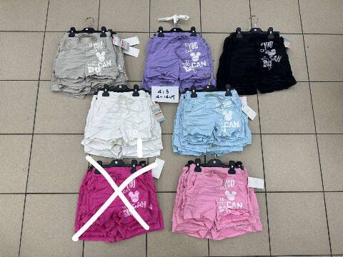 Szorty dziewczęce 9579 1 kolor 4-14