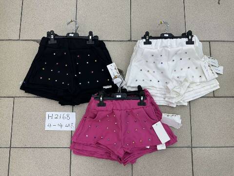 Szorty dziewczęce 9581 1 kolor 4-14 1