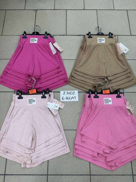 Szorty dziewczęce 9585 1 kolor 4-14 1