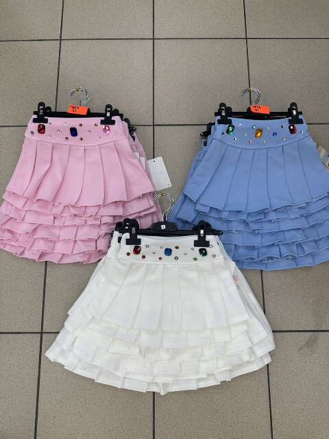 Spódnica dziewczęce 9589 1 kolor 4-14 1