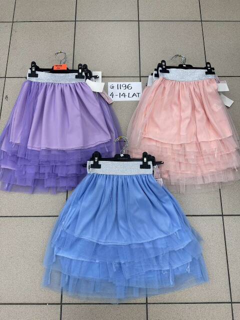 Spódnica dziewczęce 9592 1 kolor 4-14