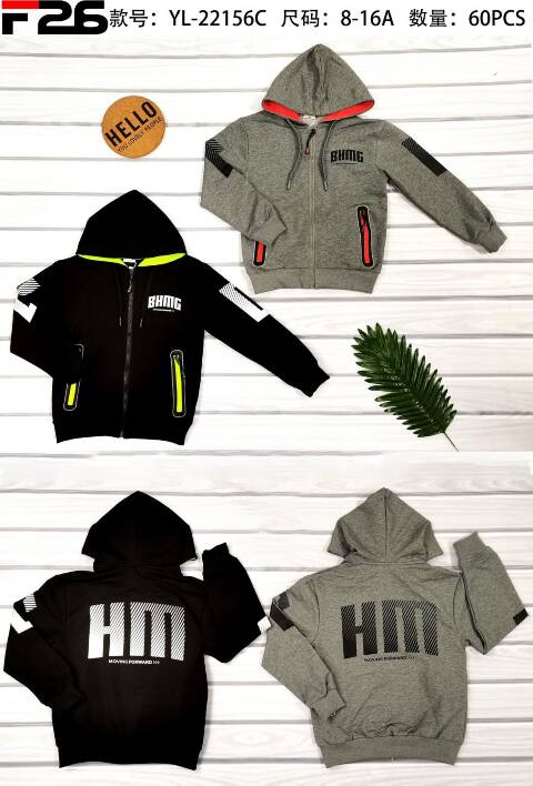 Bluza chłopięce YL-22156C Mix kolor 8-16