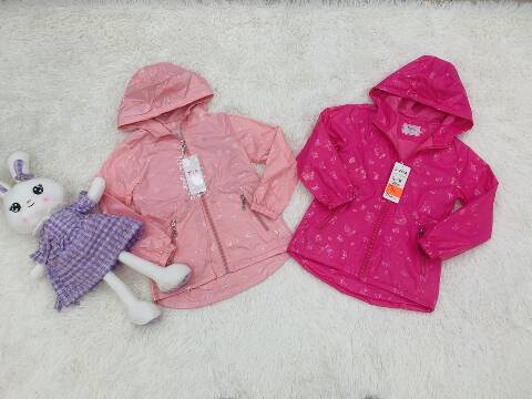 Kurtka cienka dziewczęca  9643 Mix kolor 3-8 1