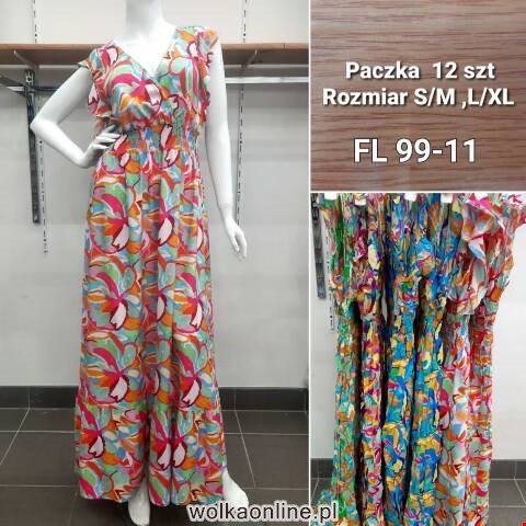 Sukienka damskie FL99-11 Mix kolor S/M-L/XL