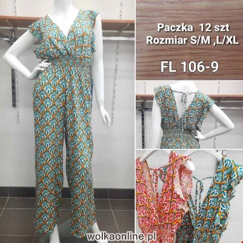 Kombinezon damskie FL106-9 Mix kolor S/M-L/XL