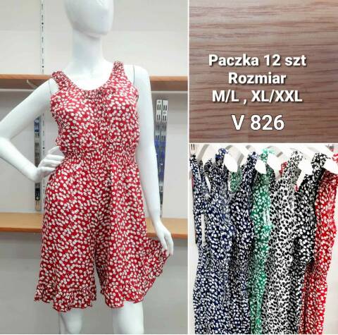 Kombinezon damskie V826 Mix kolor M-2XL 1