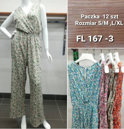 Kombinezon damskie FL167-3 Mix kolor S/M-L/XL