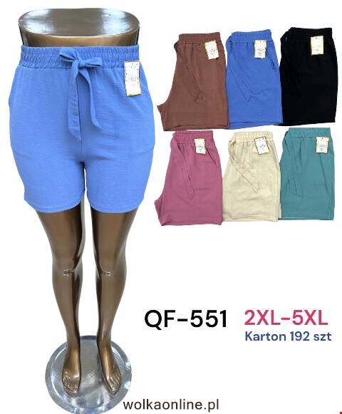 Spodenki damskie QF-551 Mix kolor 2XL-5XL