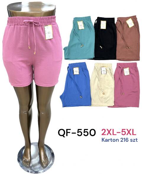 Spodenki damskie QF-550 Mix kolor 2XL-5XL 1