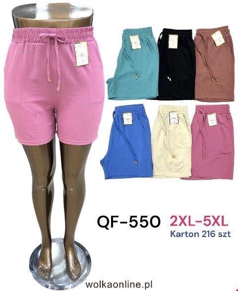 Spodenki damskie QF-550 Mix kolor 2XL-5XL
