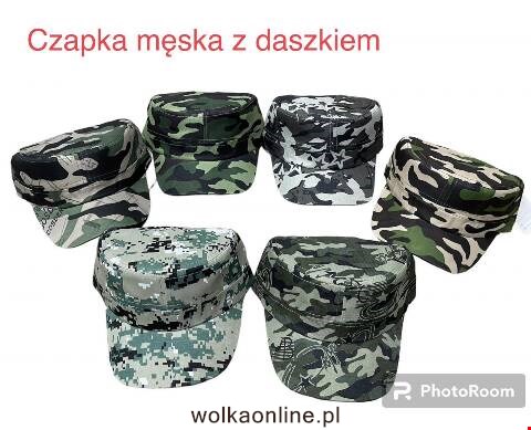 Czapki meskie 9857 Mix kolor Standard