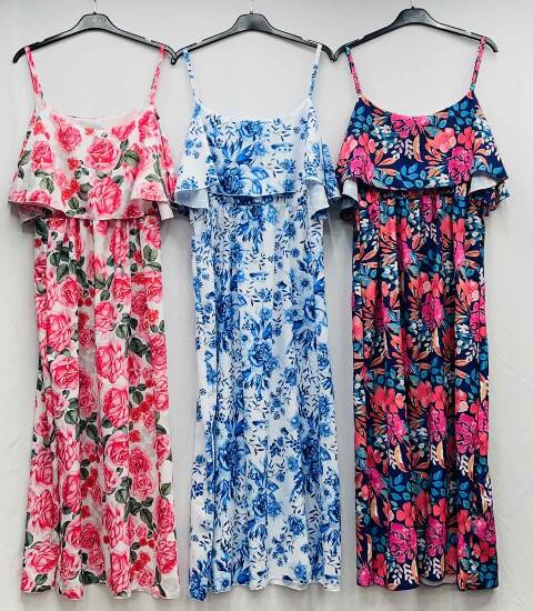 Sukienka damskie 9889 Mix kolor Standard (Towar Polskie)