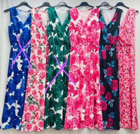 Sukienka damskie 9895 Mix kolor Standard (Towar Polskie)