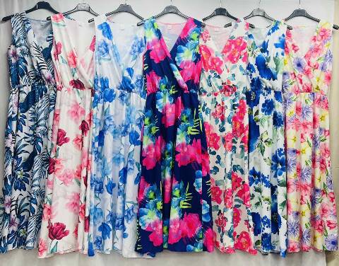 Sukienka damskie 9896 Mix kolor Standard (Towar Polskie) 1