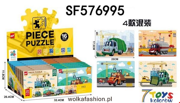 Puzzle SF576995 Mix kolor 