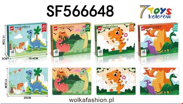 Puzzle SF566648 Mix kolor 