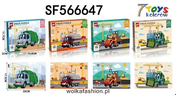 Puzzle SF566647 Mix kolor 