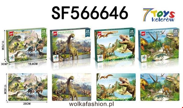 Puzzle SF566646 Mix kolor 