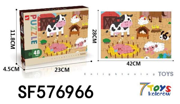 Puzzle SF576966 Mix kolor  1