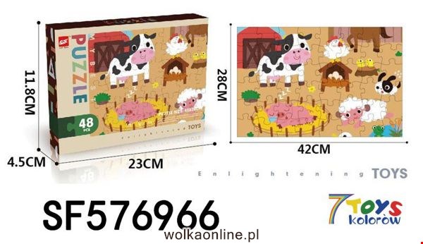 Puzzle SF576966 Mix kolor 