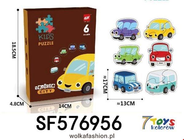 Puzzle SF576956 Mix kolor 