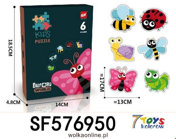 Puzzle SF576950 Mix kolor 