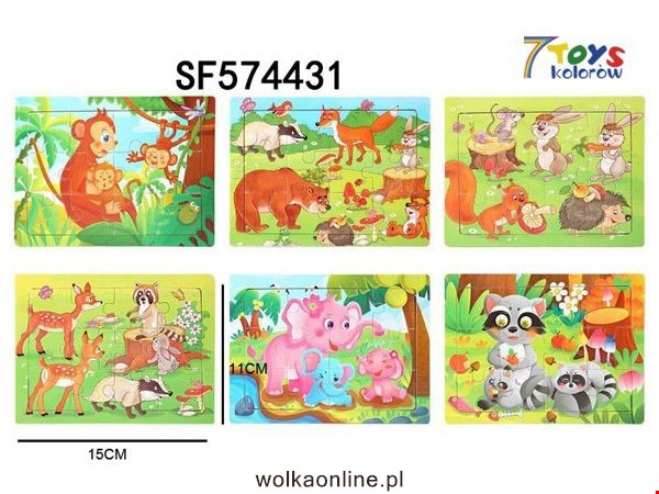 Puzzle SF574431 Mix kolor 