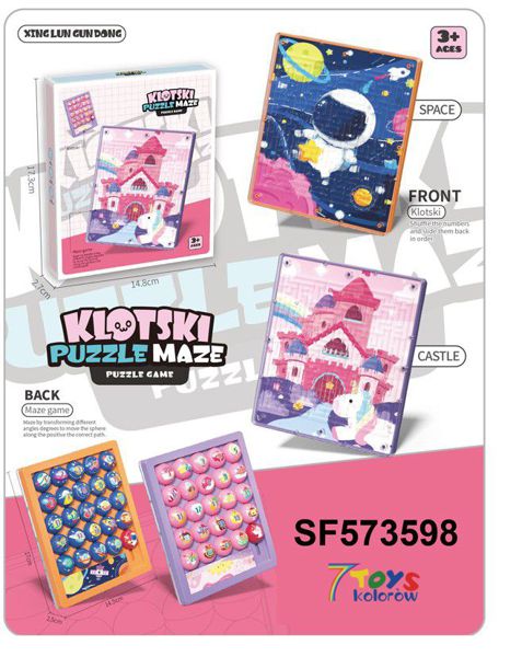Labiryt Puzzli SF573598 Mix kolor  1