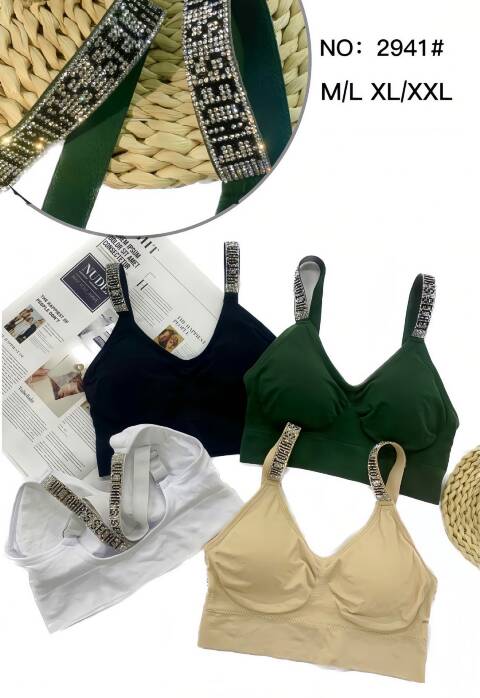 Topy damskie 2941 Mix kolor M-2XL