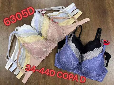 Biustonosze damskie 6305D 1 kolor D 1