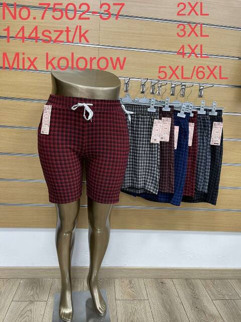 Spodenki damskie 7502-37 Mix kolor 2XL-6XL