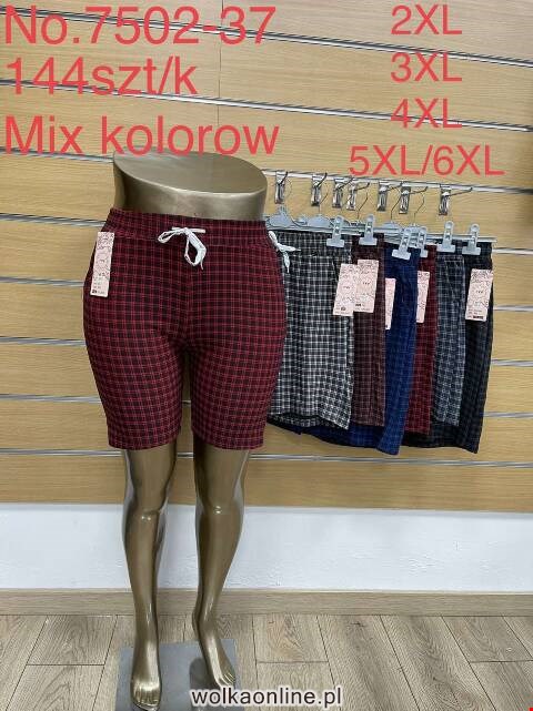 Spodenki damskie 7502-37 Mix kolor 2XL-6XL