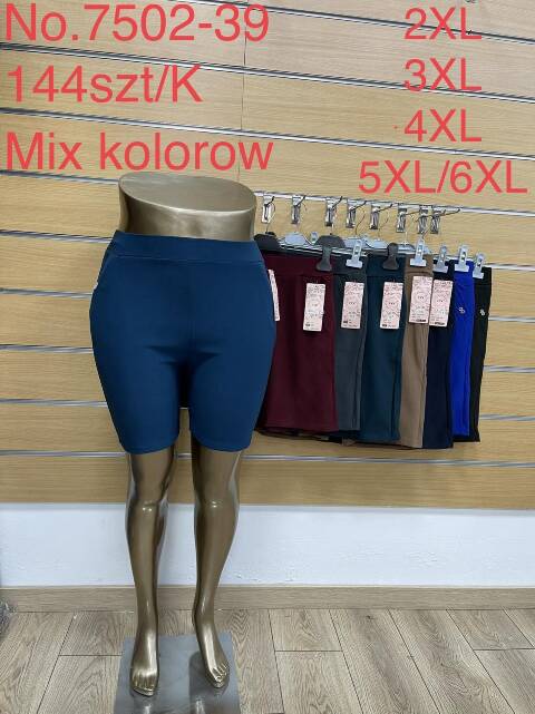 Spodenki damskie 7502-39 Mix kolor 2XL-6XL 1