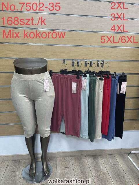 Rybaczki damskie 7502-35 Mix kolor 2XL-6XL