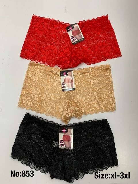 Bokserki Damskie 853 Mix kolor XL-3XL 1