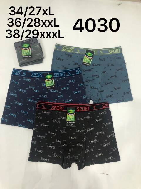 Bokserki  Męskie 4030 Mix kolor XL-3XL 1