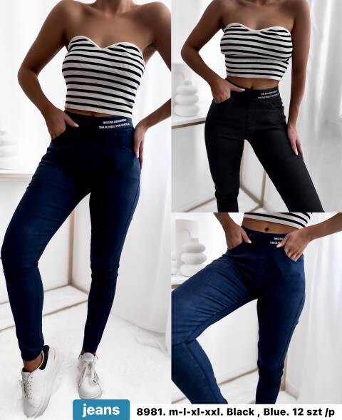 Jeansy damskie 8981 Mix kolor M-2XL 1