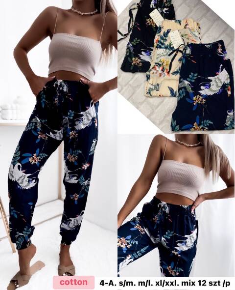 Spodnie damskie 4-A Mix kolor S-2XL 1