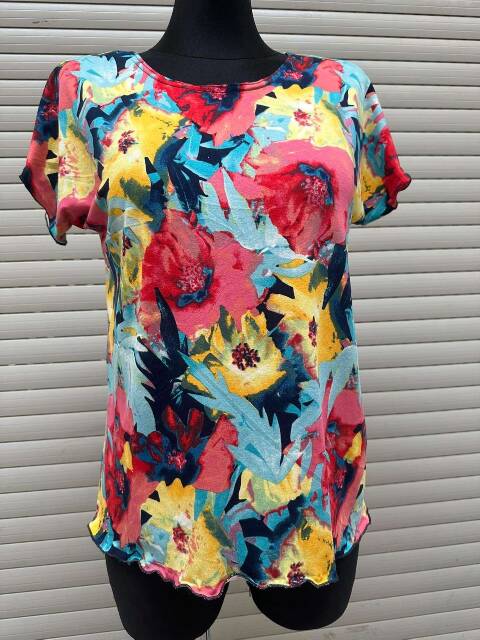 Bluzka damskie 2529 1 kolor M-3XL (Towar Polskie)