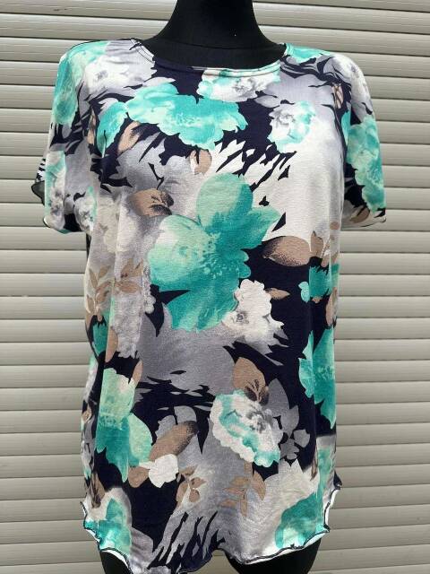 Bluzka damskie 2535 1 kolor M-3XL (Towar Polskie)