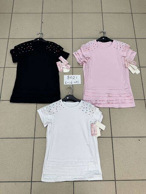 Bluzka dziewczęcy 2591 1 kolor 6-16 1