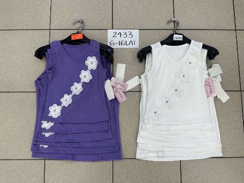 Bluzka dziewczęcy 2595 1 kolor 6-16