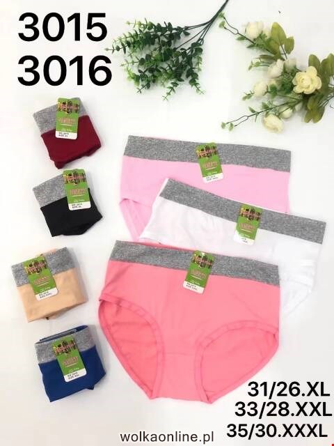 Majtki damskie 3015 Mix kolor XL-3XL