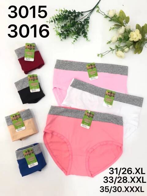 Majtki damskie 3015 Mix kolor XL-3XL 1