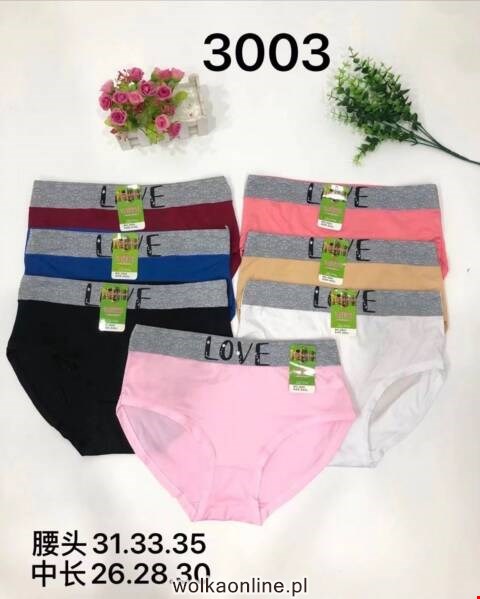 Majtki damskie 3003 Mix kolor XL-3XL
