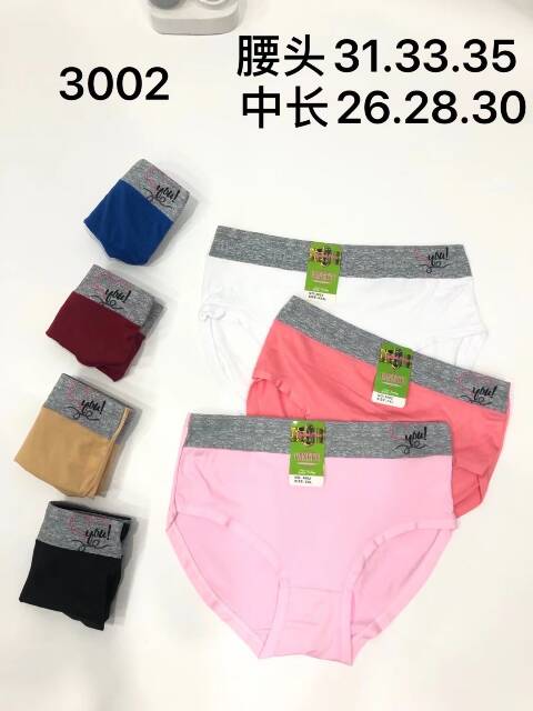 Majtki damskie 3002 Mix kolor XL-3XL