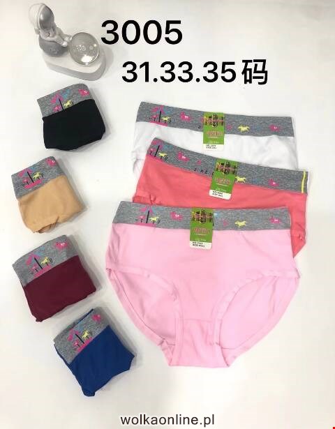 Majtki damskie 3005 Mix kolor XL-3XL