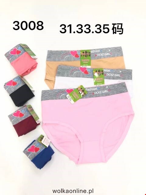 Majtki damskie 3008 Mix kolor XL-3XL