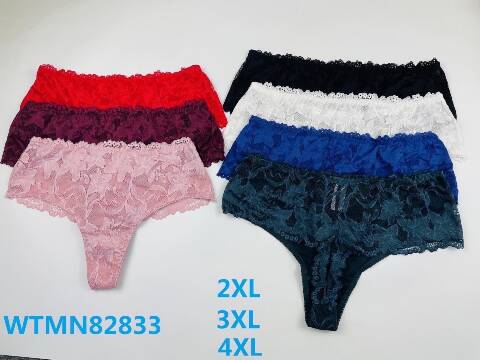 Majtki damskie 82833 Mix kolor 2XL-4XL 1